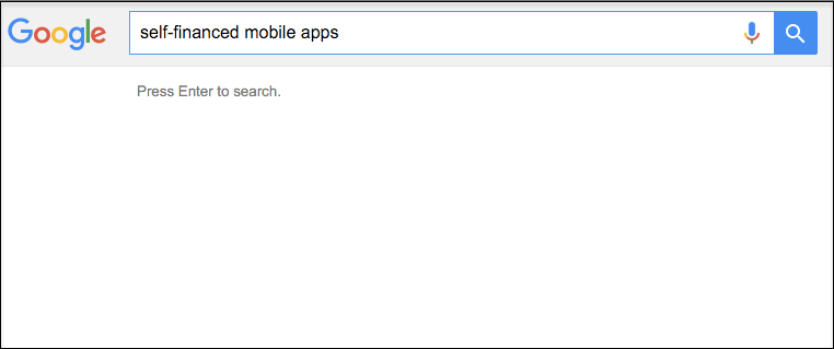 Google Search self-financed